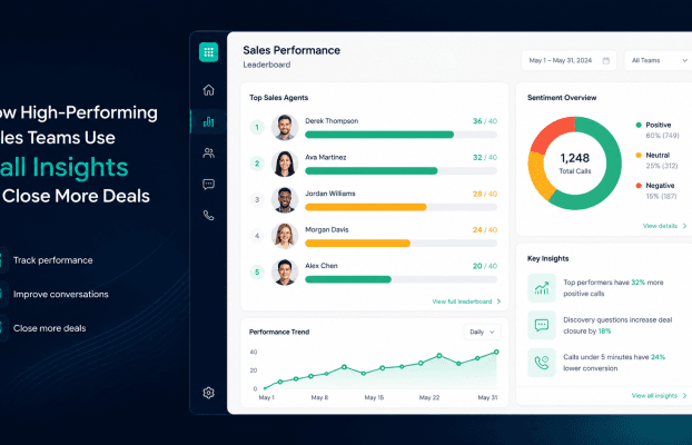 How High-Performing Sales Teams Use Call Insights to Close More Deals